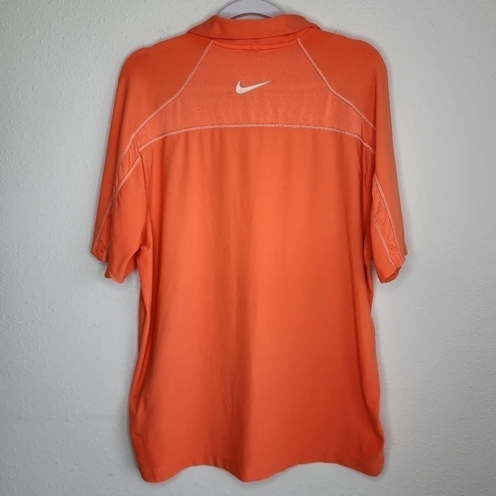 Nike Dri-Fit Golf Polo Orange Large